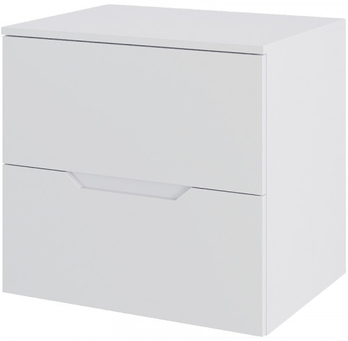 Тумба под раковину Orange Line 60 Li-60TuwMDF подвесная Белая матовая МДФ / ЛДСП