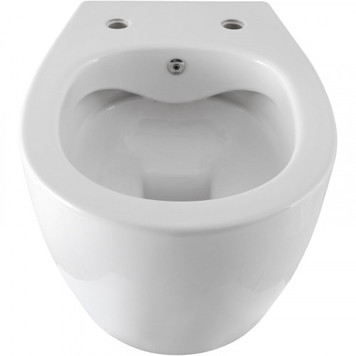 Унитаз биде Allen Brau Fantasy 4.11HC1.20 подвесной Белый без сиденья фаянс подвесной