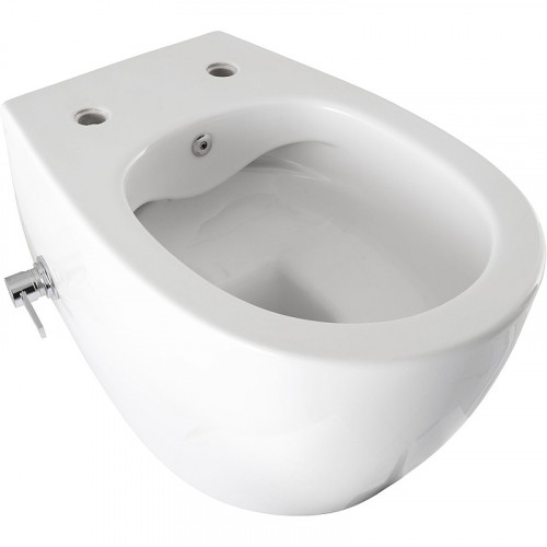Унитаз биде Allen Brau Fantasy 4.11HC1.20 подвесной Белый без сиденья фаянс подвесной