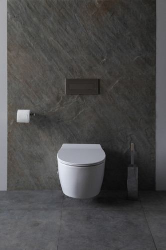 Унитаз биде Allen Brau Fantasy 4.11HC1.20 подвесной Белый без сиденья фаянс подвесной