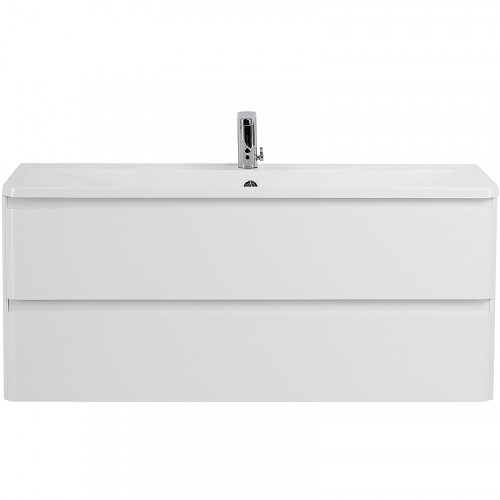 Тумба под раковину BelBagno 120 ALBANO-1200-2C-SO-BL подвесная Bianco Lucido МДФ / ЛДСП