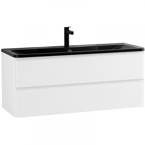 Тумба под раковину BelBagno 120 ALBANO-1200-2C-SO-BL подвесная Bianco Lucido МДФ / ЛДСП