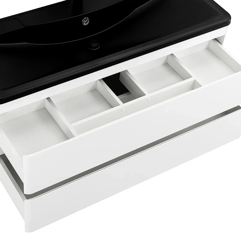 Тумба под раковину BelBagno 120 ALBANO-1200-2C-SO-BL подвесная Bianco Lucido МДФ / ЛДСП