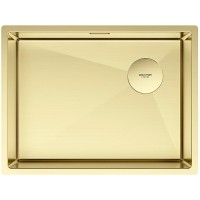 Кухонная мойка Paulmark Next-Skew 58 Uni PM885844-LG Светлое золото нержавеющая сталь встраиваемый