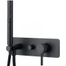 Смеситель для душа Allen Brau Priority 5.31009-31 Черный матовый латунь встраиваемый