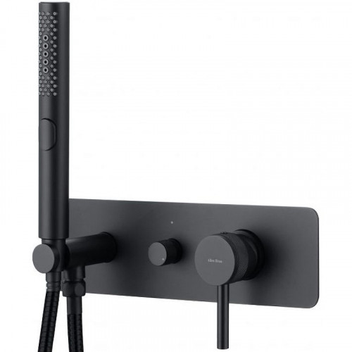 Смеситель для душа Allen Brau Priority 5.31009-31 Черный матовый латунь встраиваемый