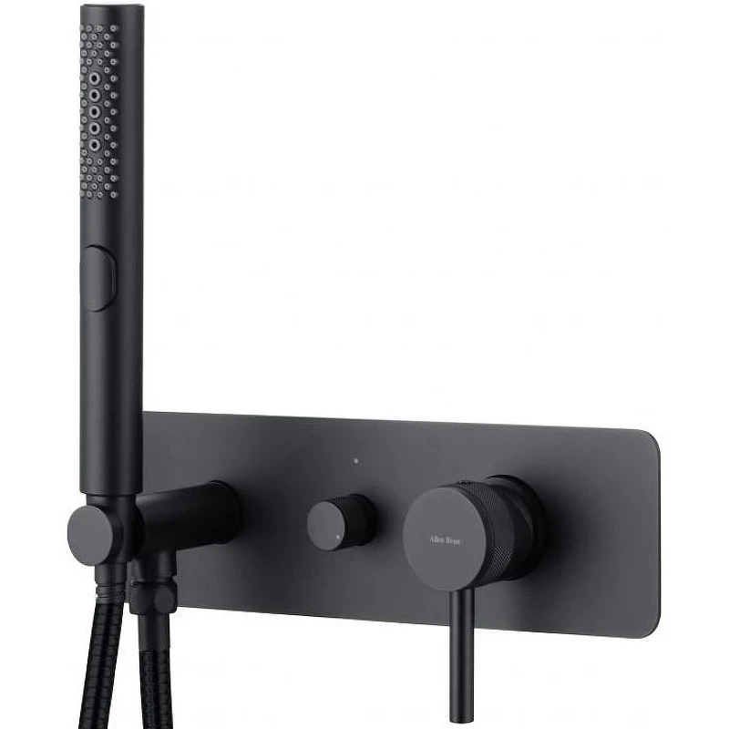 Смеситель для душа Allen Brau Priority 5.31009-31 Черный матовый латунь встраиваемый