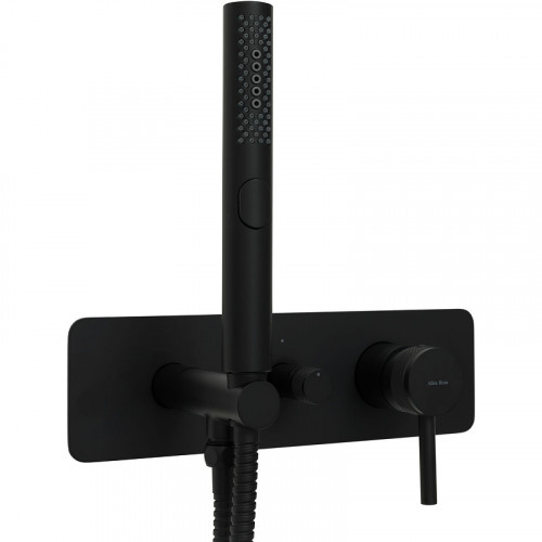 Смеситель для душа Allen Brau Priority 5.31009-31 Черный матовый латунь встраиваемый