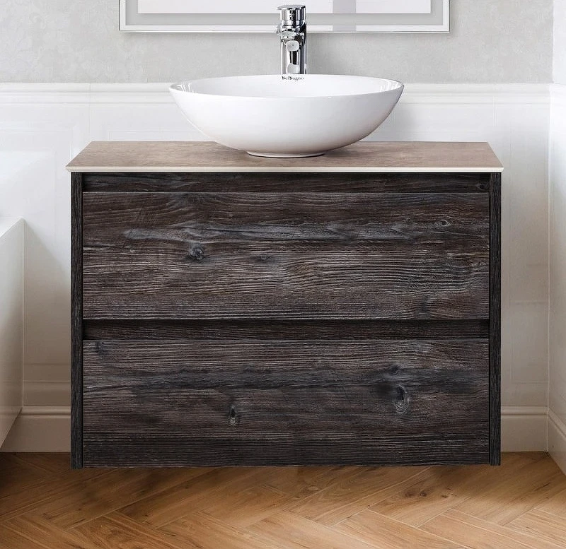 Тумба под раковину BelBagno Kraft 70 KRAFT-700-2C-SO-PP подвесная Pino Pasadena МДФ / ЛДСП
