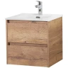 Тумба под раковину BelBagno Kraft 50 KRAFT-500-2C-SO-RT подвесная Rovere Tabacco МДФ / ЛДСП