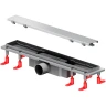 Душевой лоток AM.PM PrimeFlow 50 W02SC-U11-050-04SB с решеткой Хром матовый / под плитку Tile