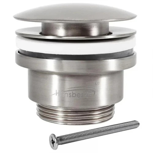 Донный клапан Hansberge H107NK click-clack цвет Никель