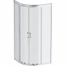 Душевой уголок AM.PM Gem W90G-401-100WT Профиль матовый хром, стекло прозрачное