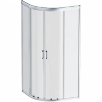 Душевой уголок AM.PM Gem W90G-401-100WT Профиль матовый хром, стекло прозрачное