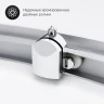 Душевой уголок AM.PM Gem W90G-401-100WT Профиль матовый хром, стекло прозрачное