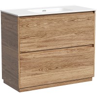Тумба под раковину Sancos Libra Floor 100 LB100FECH Дуб чарльстон МДФ / ЛДСП
