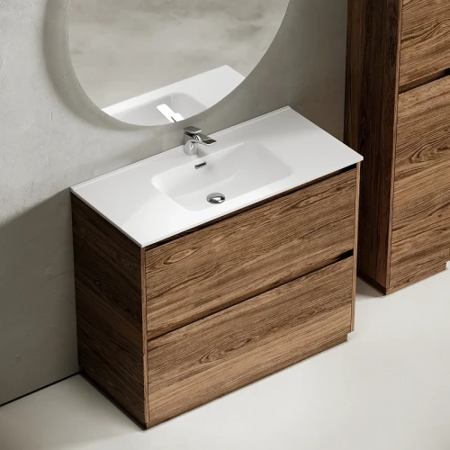 Тумба под раковину Sancos Libra Floor 100 LB100FECH Дуб чарльстон МДФ / ЛДСП