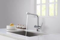Смеситель для кухни Timo Saona 2396/00F Хром латунь