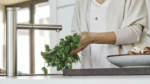 Смеситель для кухни Blanco Linee-S 517593 Нержавеющая сталь матовая