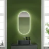 Зеркало Sancos Oval 45 OV45C с подсветкой с сенсорным выключателем и диммером стекло