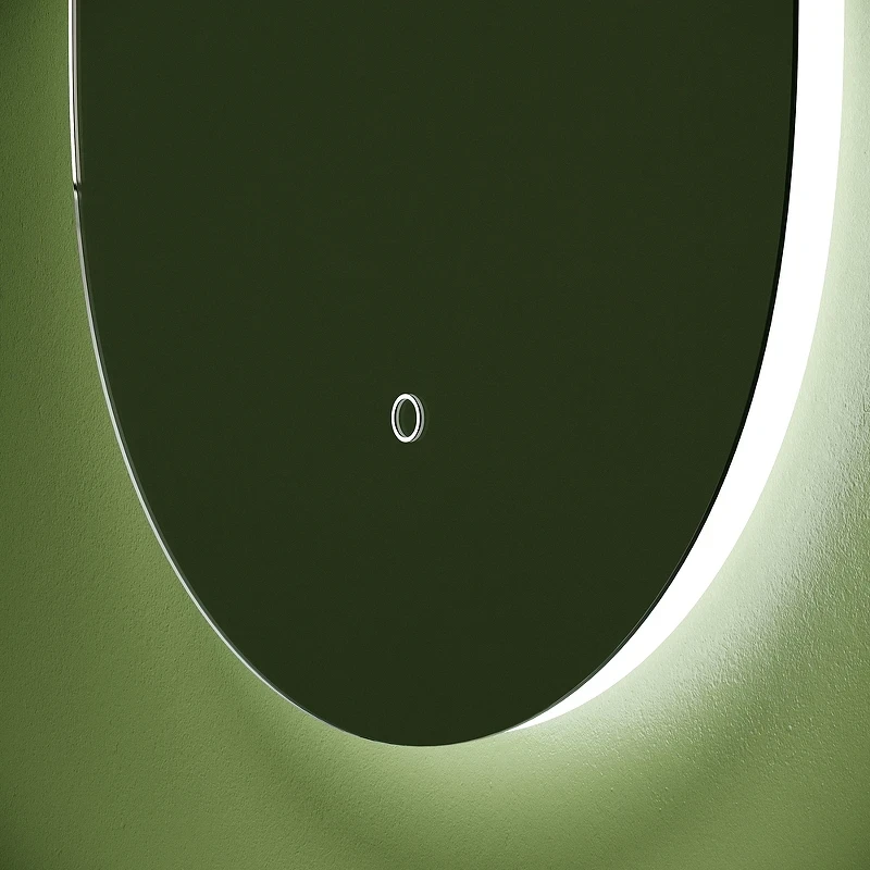 Зеркало Sancos Oval 45 OV45C с подсветкой с сенсорным выключателем и диммером стекло