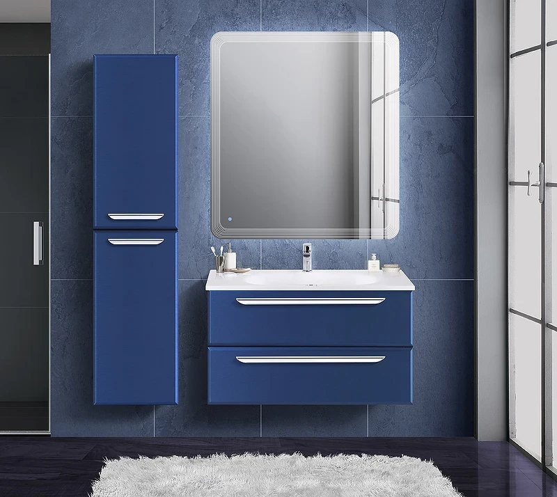 Тумба под раковину Cezares Eco 75 ECO-750-2C-SO-SPF-P подвесная Sapfiro МДФ / ЛДСП