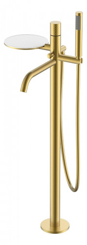 Смеситель для ванны Boheme Stick 129-MG цвет Золото матовое