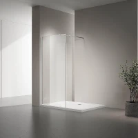 Душевая перегородка Veconi Korato KR-72 120 KR72-120-01-C8 профиль Хром стекло прозрачное
