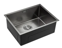 Кухонная мойка Emar PVD 54 EMB-123 PVD цвет Nano Dark