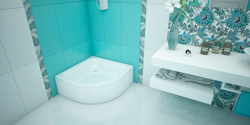 Акриловый поддон для душа Melodia della vita Round 80x80 MTYRD8080H Белый