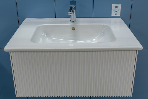 Тумба под раковину WellWant Aura 60 WWM000600W подвесная Белая матовая