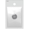 Раковина Berges Small 37 R 182010 Белая глянцевая фарфор подвесная, накладная