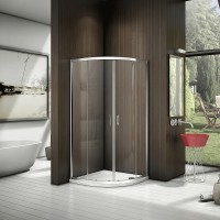 Душевой уголок Good Door Neo R-100-С-CH 100х100 профиль Хром стекло прозрачное