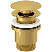 Донный клапан Kludi 10426N0-00 click-clack Золото брашированное