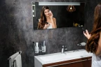 Раковина Ravak Clear 80 XJJ01180000 Белая искусственный камень (литьевой мрамор) полувстраиваемая