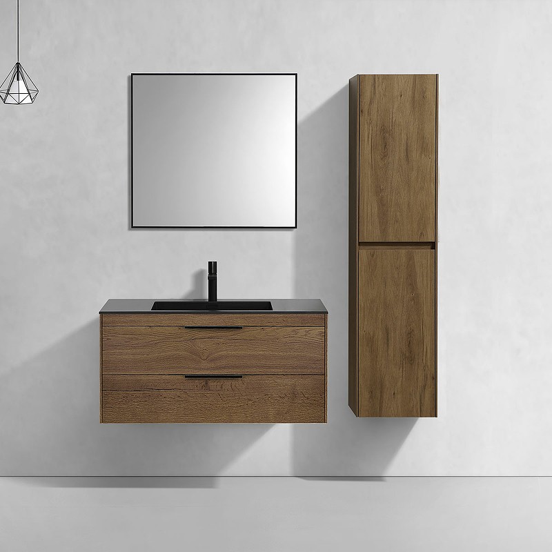 Тумба под раковину Vincea Chiara 2D 100 VMC-2C2100TO подвесная T.Oak МДФ / ЛДСП