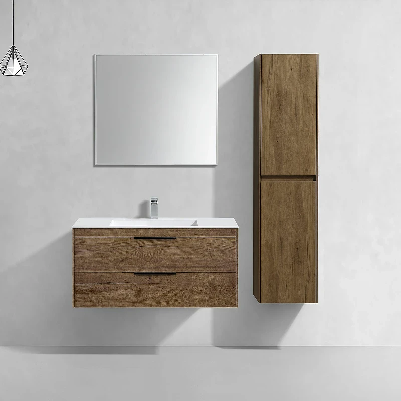 Тумба под раковину Vincea Chiara 2D 100 VMC-2C2100TO подвесная T.Oak МДФ / ЛДСП