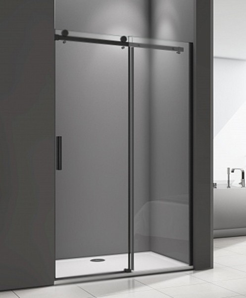 Душевая дверь в нишу Good Door Galaxy WTW-150-C-B 150 профиль Черный стекло прозрачное