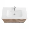 Тумба под раковину Art&Max Elegant 90 AM-ELEGANT-900-2C-SO-CM-LED подвесная цвет Капучино матовый