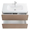 Тумба под раковину Art&Max Elegant 90 AM-ELEGANT-900-2C-SO-CM-LED подвесная цвет Капучино матовый