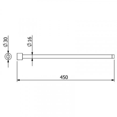 Полотенцедержатель Kludi Vela R 5897739S Черный матовый
