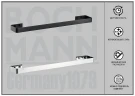 Полотенцедержатель Boch Mann CR-D01-02MB BM10670 Черный матовый