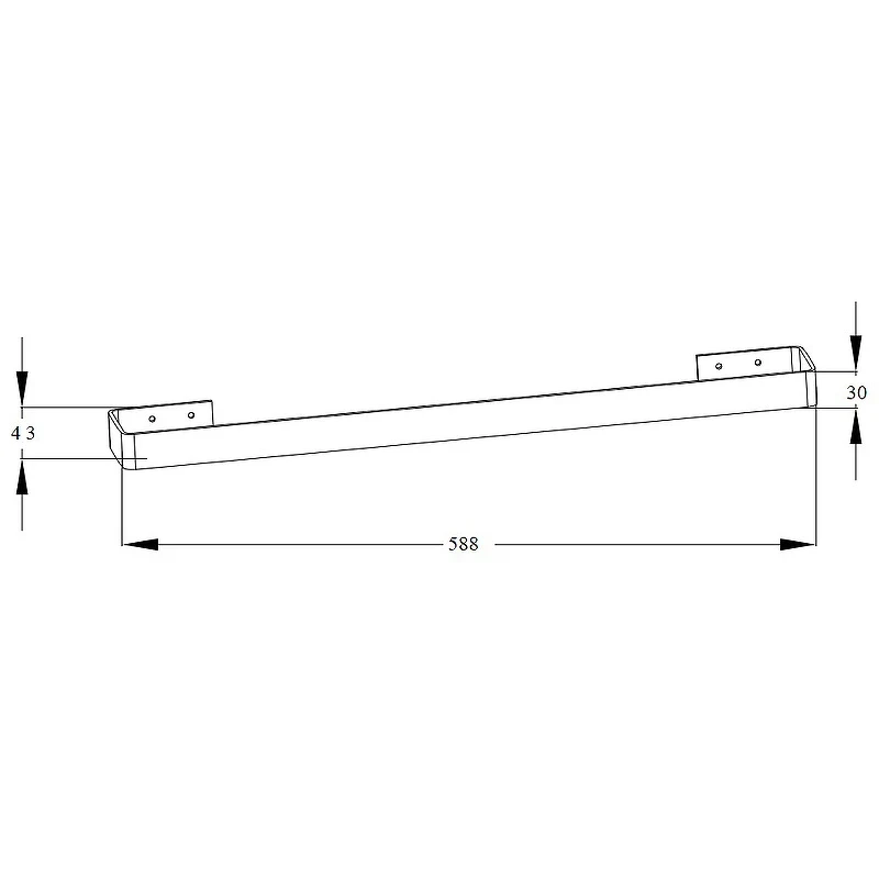 Полотенцедержатель Boch Mann CR-D01-02MB BM10670 Черный матовый