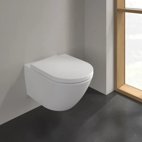 Унитаз Villeroy&Boch Subway 3.0 4670T0RW цвет Stone White без сиденья