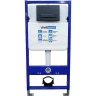 Унитаз с инсталляцией Roca Mateo 346200000 + WellWant Standart 50 WWISI111BB с Черной матовой клавишей смыва без сиденья