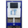 Унитаз с инсталляцией Roca Mateo 346200000 + WellWant Standart 50 WWISI111BB с Черной матовой клавишей смыва без сиденья