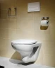 Унитаз с инсталляцией Roca Mateo 346200000 + WellWant Standart 50 WWISI111BB с Черной матовой клавишей смыва без сиденья