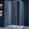 Душевой уголок Vincea Alpha 120x90 VSR-3AL9012CLGM профиль Вороненая сталь стекло прозрачное