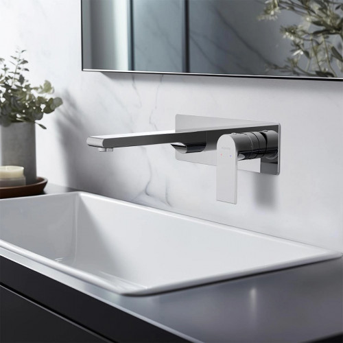 Смеситель для раковины Aquatek Лира AQ1413CR Хром латунь встраиваемый