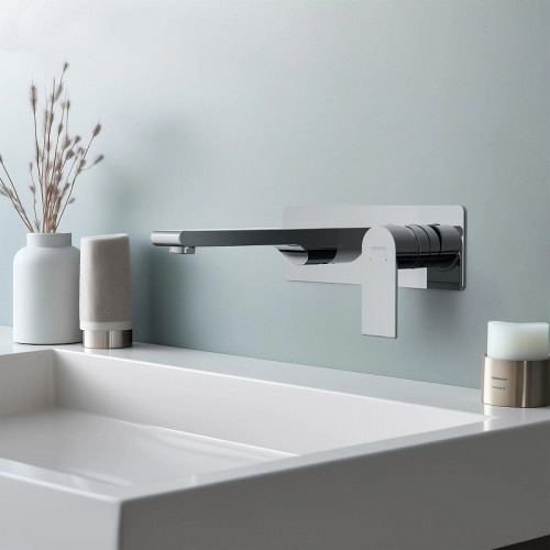 Смеситель для раковины Aquatek Лира AQ1413CR Хром латунь встраиваемый